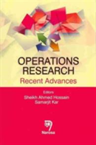 Operations Research : Recent Advances -- Hardback