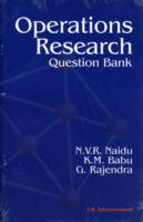 Operations Research : Question Bank