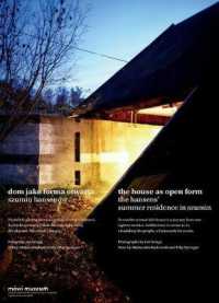 House as Open Form: the Hansens` Summer Resi - Dom jako Forma Otwarta. Szumin Hansenow Szumin Hansenow -- Paperback / softback
