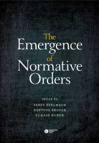 The Emergence of Normative Orders (The Emergence of Normative Orders)
