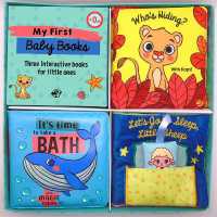 My First Baby Books : Three Interactive Books for the Little Ones （Board Book）