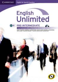 English Unlimited for Spanish Speakers Pre-intermediate Coursebook with E-portfolio （PAP/DVDR）