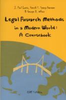 Legal Research Methods in a Modern World （3RD）