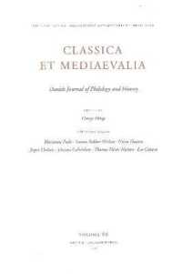 Classica et Medieavalia 66 : Danish Journal of Philology and History
