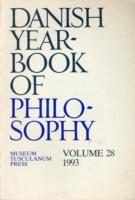 Danish Yearbook of Philosophy : Volume 28
