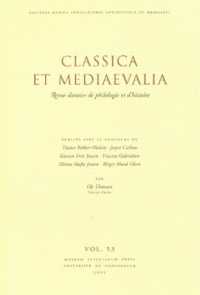 Classica et Mediaevalia : Danish Journal of Philology & History: Volume 53
