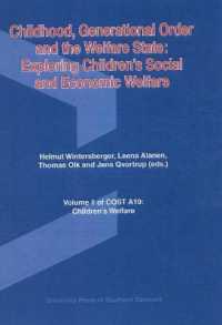 Childhood, Generational Order & the Welfare State : Exploring Children's Social & Economic Welfare
