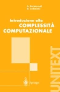 Introduzione Alla Complessita Computazionale (Unitext)