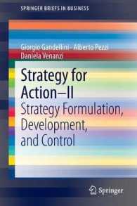 Strategy for Action - II : Strategy Formulation, Development, and Control (SpringerBriefs in Business)
