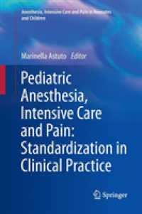 Standardization in Clinical Practice : Anesthesia and Intensive Care in Neonates and Children (Series Title) (Anesthesia, Intensive Care and Pain in N