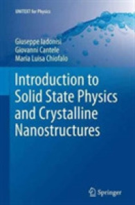 Introduction to Solid State Physics and Crystalline Nanostructures (Unitext for Physics)