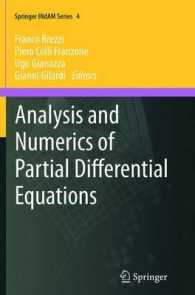 Analysis and Numerics of Partial Differential Equations (Springer Indam Series) （2013）