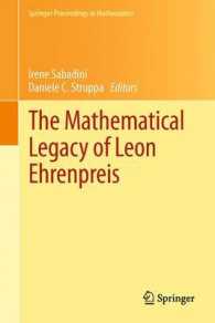 The Mathematical Legacy of Leon Ehrenpreis (Springer Proceedings in Mathematics) （2012）