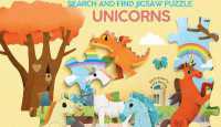 Unicorns: Search and Find Jigsaw Puzzle (Search and Find Jigsaw Puzzle) （Board Book）