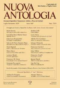 Nuova Antologia - A. CLX, N. 2315, Luglio-Settembre 2025 : Rivista Di Lettere, Scienze Ed Arti. Serie Trimestrale Fondata Da Giovanni Spadolini