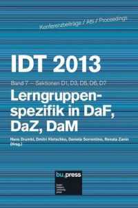 IDT 2013 : Konferenzbeiträge = atti = proceedings.