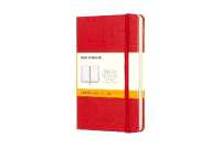 Moleskine Pocket Ruled Hardcover Notebook Scarlet Red (Moleskine Classic)
