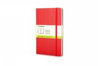Moleskine Large Plain Hardcover Notebook Scarlet Red (Moleskine Classic)