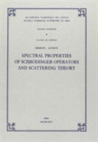 Spectral properties of Schroedinger operators and scattering theory (Publications of the Scuola Normale Superiore)