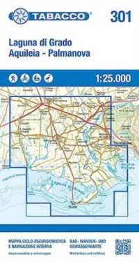 Laguna di Grado - Aquileia - Palmanova (Coastal maps)