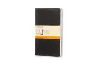 Moleskine Ruled Cahier L - Black Cover (3 Set) (Moleskine Cahier)