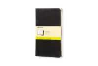 Moleskine Plain Cahier L - Black Cover (3 Set) (Moleskine Cahier)