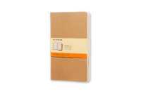 Moleskine Ruled Cahier L - Kraft Cover (3 Set) (Moleskine Cahier)
