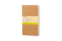 Moleskine Plain Cahier L - Kraft Cover (3 Set) (Moleskine Cahier)