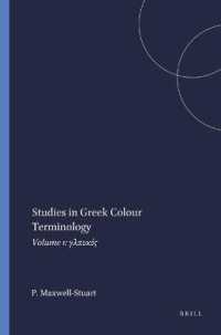 Studies in Greek Colour Terminology : Volume 1: γλαυκός (Mnemosyne, Supplements)