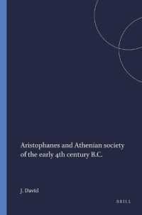 Aristophanes and Athenian society of the early 4th century B.C. (Mnemosyne, Supplements)