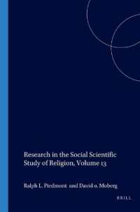 Research in the Social Scientific Study of Religion (Research in the Social Scientific Study of Religion) 〈13〉