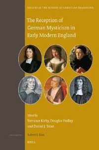 The Reception of German Mysticism in Early Modern England (Studies in the History of Christian Traditions)