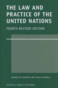 語学+参考書 The Law And Practice Of The United Nations (Legal Aspects of International Organizations) The Law and Practice of the United Nations (Legal Aspects of