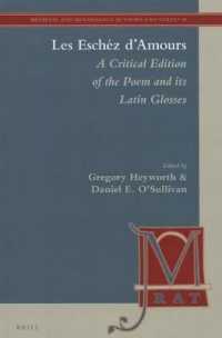 Les Eschz d'amours : A Critical Edition of the Poem and Its Latin Glosses (Medieval and Renaissance Authors)