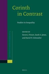 Corinth in Contrast : Studies in Inequality (Supplements to Novum Testamentum)