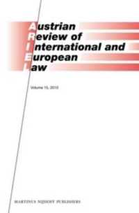 Austrian Review of International and European Law 2010 (Austrian Review of International and European Law) 〈15〉