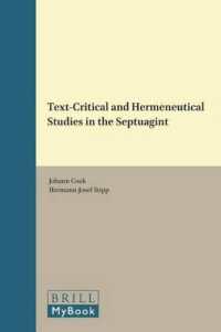 Text-Critical and Hermeneutical Studies in the Septuagint (Supplements to Vetus Testamentum)