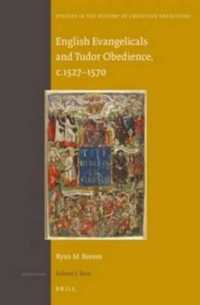 English Evangelicals and Tudor Obedience, c. 1527-1570 (Studies in the History of Christian Thought)