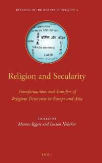 Religion and Secularity : Transformations and Transfers of Religious Discourses in Europe and Asia (Dynamics in the History of Religions)