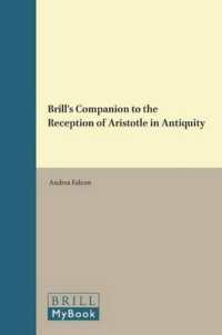 Brill's Companion to the Reception of Aristotle in Antiquity  (Brill's Companions to Classical Reception)