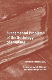 Fundamental Problems of the Sociology of Thinking (Historical Materialism Book Series)