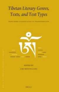 Tibetan Literary Genres, Texts, and Text Types : From Genre Classification to Transformation (Brill's Tibetan Studies Library)