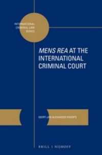 Mens Rea at the International Criminal Court (International Criminal Law)