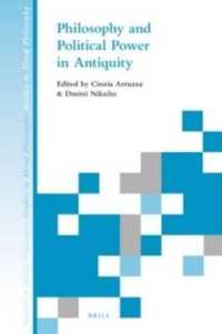 Philosophy and Political Power in Antiquity (Studies in Moral Philosophy)