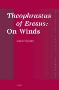 Theophrastus of Eresus: on Winds (Philosophia Antiqua / Theophrastus of Eresus)