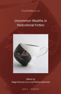 ポストコロニアル小説のアン/コモン/ウェルス<br>Uncommon Wealths in Postcolonial Fiction (Cross/cultures)