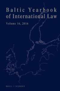 Baltic Yearbook of International Law, Volume 16 (2016) (Baltic Yearbook of International Law)
