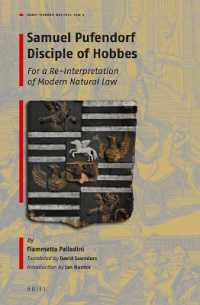 Samuel Pufendorf Disciple of Hobbes : For a Re-Interpretation of Modern Natural Law (Early Modern Natural Law: Studies & Sources)