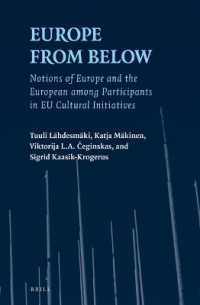 Europe from below : Notions of Europe and the European among Participants in EU Cultural Initiatives (European Studies)