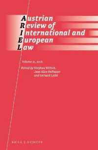 Austrian Review of International and European Law, Volume 21 (2016) (Austrian Review of International and European Law)